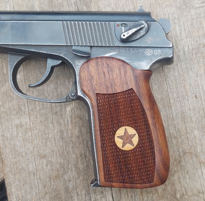 laser cut inlays wood grips